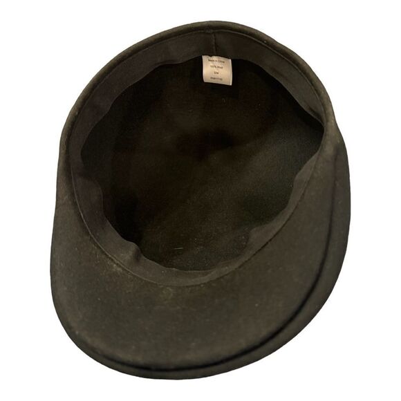 Wool flat cap black for excellent condition small/medium - Picture 7 of 11